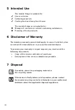 Preview for 36 page of MAGIRA ARCTIC DF60-C Operating Instructions Manual