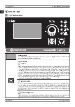 Preview for 20 page of Magmaweld monoCUT 45ix User Manual