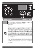 Preview for 99 page of Magmaweld monoCUT 45ix User Manual