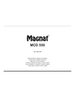 Magnat Audio MCD 550 Important Notes For Installation & Warranty Card preview