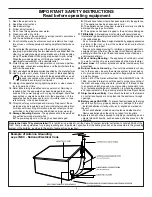 Preview for 3 page of Magnavox 20MS3442/17OM Owner'S Manual