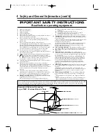 Preview for 4 page of Magnavox 27MDTR20 - Tv/dvd/vcr Combination User Manual