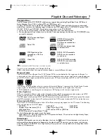 Preview for 7 page of Magnavox 27MDTR20 - Tv/dvd/vcr Combination User Manual