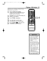 Preview for 13 page of Magnavox 27MDTR20 - Tv/dvd/vcr Combination User Manual