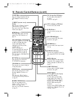 Preview for 16 page of Magnavox 27MDTR20 - Tv/dvd/vcr Combination User Manual