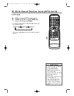 Preview for 50 page of Magnavox 27MDTR20 - Tv/dvd/vcr Combination User Manual