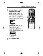 Preview for 71 page of Magnavox 27MDTR20 - Tv/dvd/vcr Combination User Manual