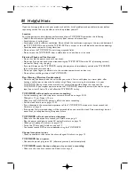 Preview for 80 page of Magnavox 27MDTR20 - Tv/dvd/vcr Combination User Manual