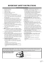 Preview for 3 page of Magnavox 32MD350B - 32" Class Lcd Hdtv User Manual