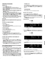 Preview for 6 page of Magnavox FD3040 User Manual