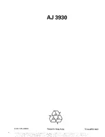 Preview for 20 page of Magnavox Magnavox AJ 3930 Manual