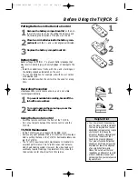 Preview for 5 page of Magnavox MC132EMG - 13' Tv/vcr Combination Owner'S Manual