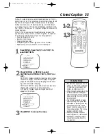 Preview for 35 page of Magnavox MC132EMG - 13' Tv/vcr Combination Owner'S Manual