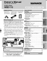 Preview for 1 page of Magnavox MSD115 Owner'S Manual