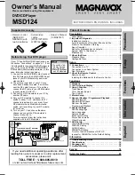 Magnavox MSD124 Owner'S Manual preview