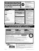 Magnavox MT1340B3 Owner'S Manual preview