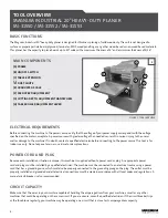 Preview for 3 page of Magnum Industrial MI-31550 Operating Manual