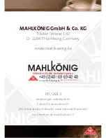 Preview for 32 page of Mahlkonig Pro M Espresso Operating Instructions Manual