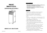 Maiko SMARTCOOL SM35G Instructions For Use Manual preview