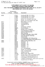 Preview for 10 page of maimin SABRE 2000 Instructions And Parts List