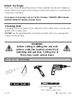 Preview for 2 page of Mainstays 9554CHWM Espresso Assembly Instructions Manual