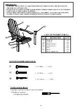 Preview for 2 page of Mainstays ADIRONDACK TM024252W Assembly Instructions