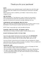 Preview for 2 page of Mainstays BRM008NSBK Assembly Instructions Manual