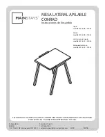 Preview for 8 page of Mainstays CONRAD MS16-D4-1007-03 Assembly Instructions Manual