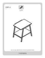 Preview for 7 page of Mainstays Conrad MS16-D4-1007-05 Assembly Instructions Manual