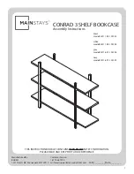 Mainstays CONRAD MS17-D4-1007-03 Assembly Instructions Manual preview