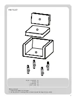 Preview for 2 page of Mainstays GORDON MS18-D1-1007-46 Assembly Instructions Manual