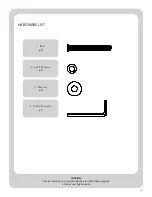 Preview for 3 page of Mainstays GORDON MS18-D1-1007-46 Assembly Instructions Manual