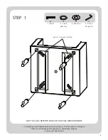 Preview for 4 page of Mainstays GORDON MS18-D1-1007-46 Assembly Instructions Manual