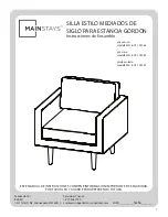 Preview for 8 page of Mainstays GORDON MS18-D1-1007-46 Assembly Instructions Manual