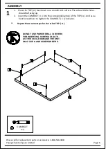 Preview for 6 page of Mainstays GSH052135 Instruction Booklet