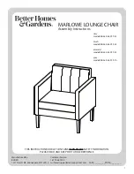 Mainstays MARLOWE BH38-084-099-23 Assembly Instructions Manual preview