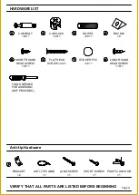 Preview for 4 page of Mainstays Modern GSB332198-2 Manual