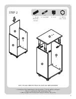 Preview for 8 page of Mainstays MS16-D4-1007-01 Assembly Instructions Manual