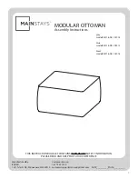 Preview for 1 page of Mainstays MS16-D4-1007-14 Assembly Instructions Manual