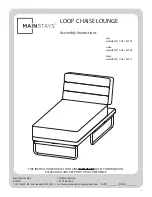 Preview for 1 page of Mainstays MS17-D4-1007-09 Assembly Instructions Manual