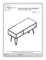 Preview for 10 page of Mainstays MS18-D1-1007-16 Assembly Instructions Manual