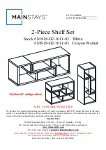 Preview for 1 page of Mainstays MS18-D2-1011-02 Assembly Manual