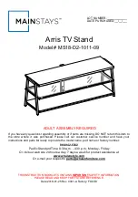 Preview for 1 page of Mainstays MS18-D2-1011-09 Assembly Manual