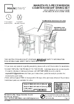 Preview for 1 page of Mainstays MS43-018-042-01 Instruction Booklet