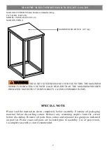 Preview for 2 page of Mainstays MS98-020-082-01 Assembly Manual