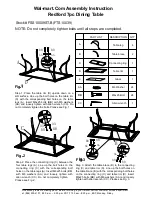 Preview for 3 page of Mainstays Redford 7pc Dining Table Manual