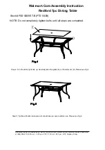 Preview for 4 page of Mainstays Redford 7pc Dining Table Manual