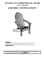 Mainstays TM240302 Assembly Instructions preview