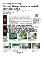 Preview for 3 page of Majestic Appliances MJ-9000V Installation Manual