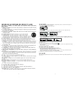 Preview for 12 page of Majestic JB 3710TT/CD/USB/SD Instruction Manual